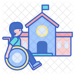 School For Disabled  Icon