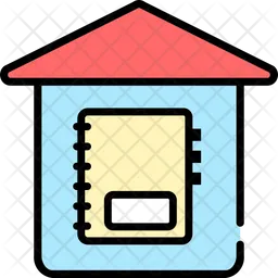 School From Home  Icon
