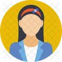 School Girl Student Icon