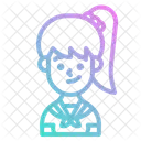 School Girl  Icon