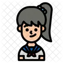 School Girl Student Girl Student Icon