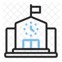 School Building Education Icon