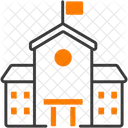 School Education Building School Building Icon