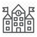 School Building Education Icon