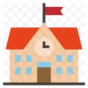 School Education Building Icon