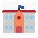 School Building Education Icon