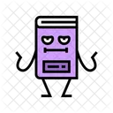 School Book Character Icon