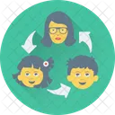 School Kids Students Icon