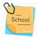 School Notes School Sheets Attached Sheets Icon