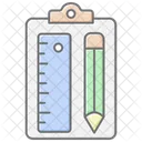 School Projects Lineal Color Icon Icon