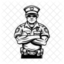 School Security Guard Icon