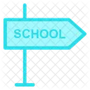 Signboard School Orientation Icon