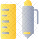 Gradient School Stationery Icon