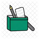 School Supplies Education Learning Icon