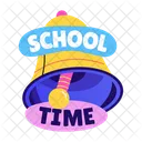 School Time Bell Ringer Icon