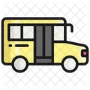 School Van Vehicle Bus Icon