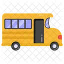 School Bus School Van Autobus Icône