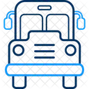 School Van Bus Education Icon
