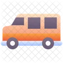 School Van Vehicle School Bus Icon