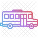 Schoolbus Transport Vehicle Icon