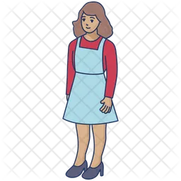 Schoolgirl  Icon