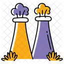 Schornstein Kamin Fabrik Symbol