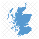 Schottland Karte Land Symbol