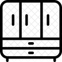 Schrank Mobel Dreifach Symbol