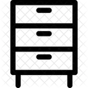 Schrank Schublade Haus Symbol