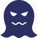 Schrecklich Furchterregend Halloween Maske Symbol