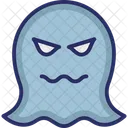 Schrecklich Furchterregend Halloween Maske Symbol