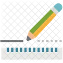 Schreiben Bleistift Radiergummi Symbol