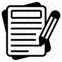 Skripte Schreiben Schreibblocke Symbol