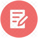 Schreiben Block Notizblock Symbol