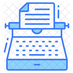 Schreibmaschine  Symbol