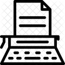 Schreibmaschine Symbol