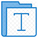 Text Ordner Textordner Symbol