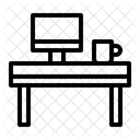 Schreibtisch Buro Tisch Symbol