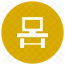 Schreibtisch Computer Tisch Icon