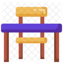 Schreibtisch Klassenzimmer Stuhl Symbol