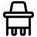 Schreibtisch Lehrer  Symbol
