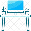 Schreibtisch-Setup  Symbol