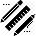 Bleistiftwaage Schreibwaren Zeichenwerkzeuge Icon