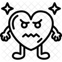 Schreien Herz  Symbol