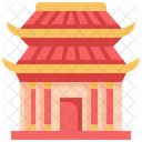 Schrein Tempel Chinesisches Neujahr Symbol