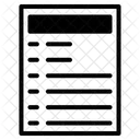 Schriftliche Prufung Symbol