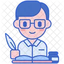 Schriftsteller Autor Symbol