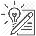 Autor Artikel Denken Symbol