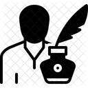 Schriftsteller Sekretar Autor Symbol