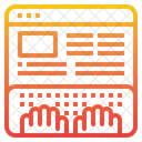 Artikel Kolumnist Blogger Symbol